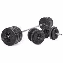 Vinyl Barbell &amp; Dumbbell Set, 60 kg - Polleo Sport