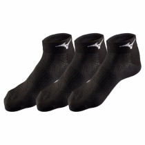 Mizuno Training Mid 3P Socks, Black, Mizuno