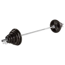 Olympic 3-Grip Barbell Set, 100 kg - Polleo Sport