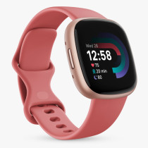 Fitbit Versa 4, Pink Sand/Copper Rose, Fitbit