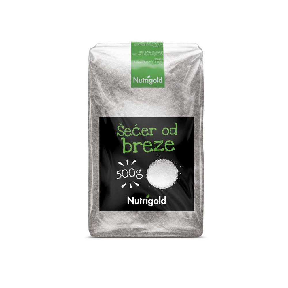 Birch sugar, Xylitol, 500 g, Nutrigold Birch sugar, Xylitol, 500 g, Nutrigold