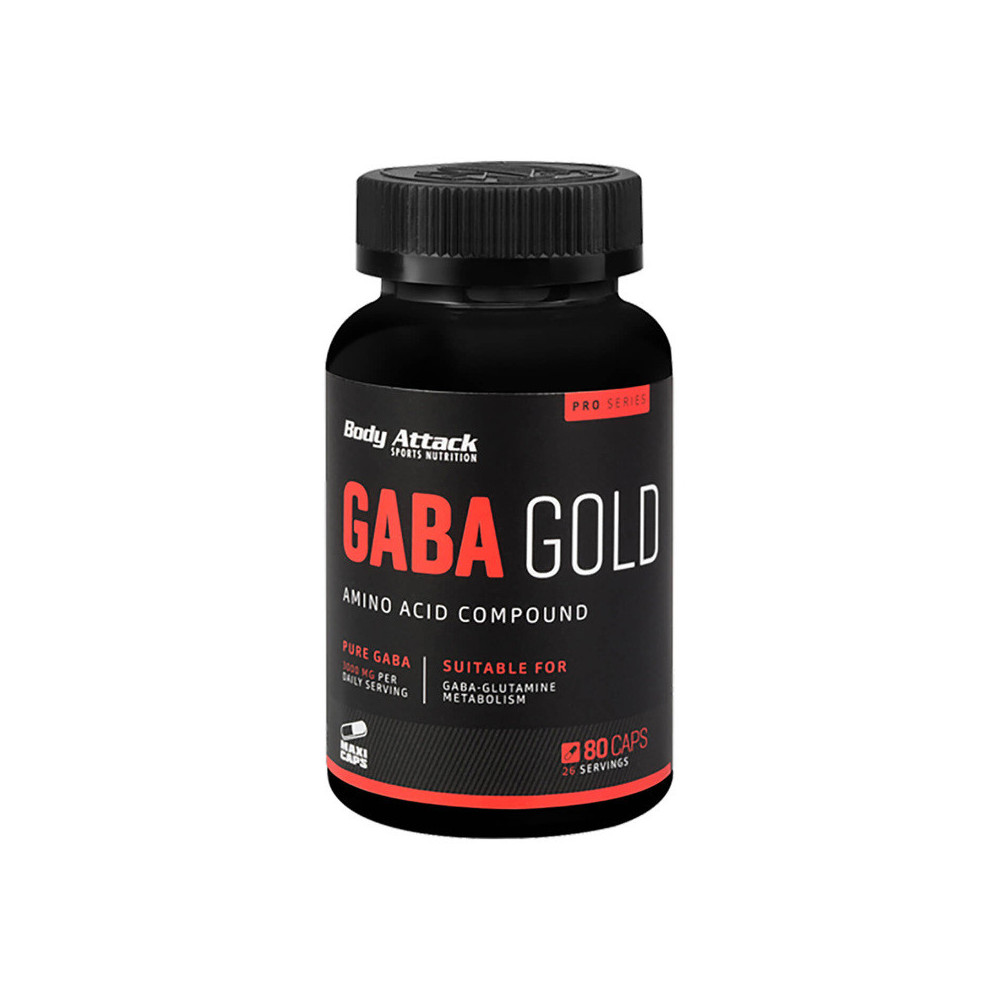 GABA Gold, 80 capsules, Body Attack GABA Gold, 80 capsules, Body Attack