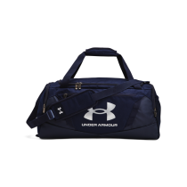 UA Undeniable 5.0 Small Duffle Bag, Midnight Navy/Metallic Silver, UA