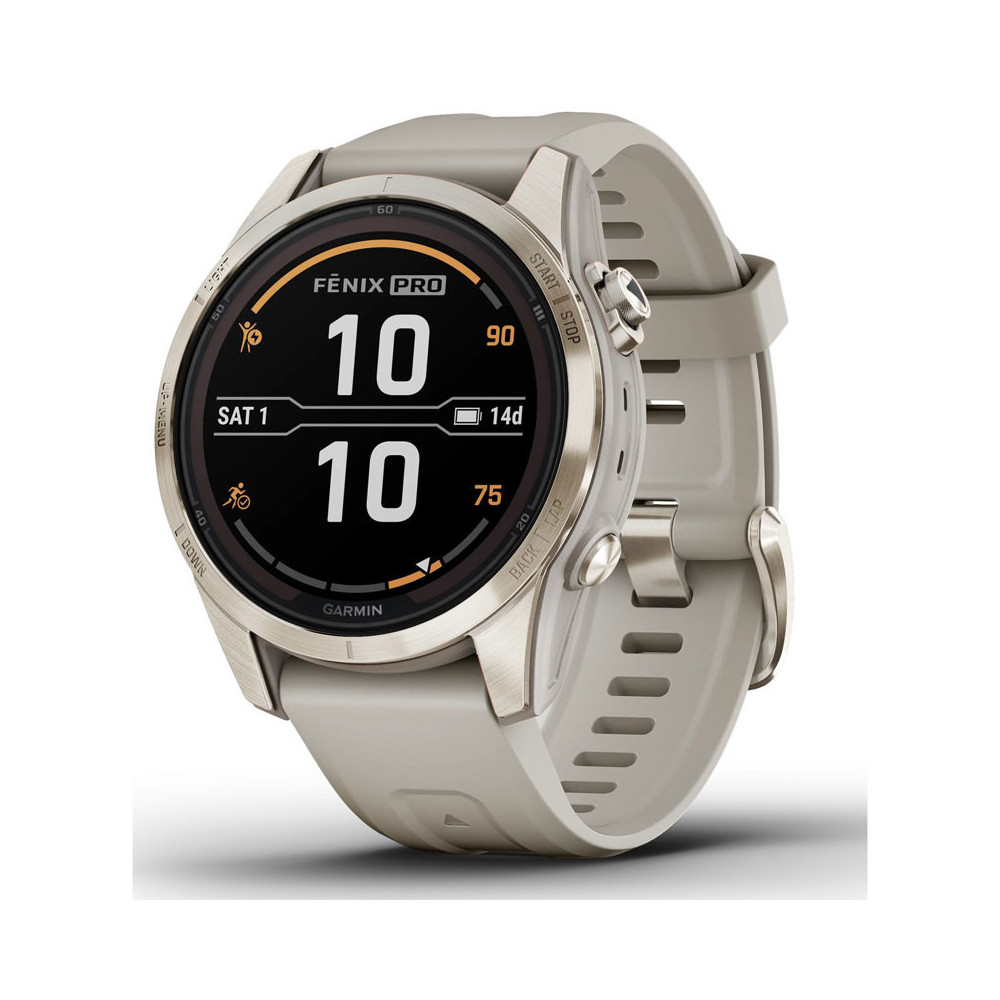 Fenix 7S PRO Sapphire Solar, Soft Gold Light Sand, Garmin Fenix 7S PRO Sapphire Solar, Soft Gold Light Sand, Garmin