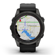 Fenix 7S PRO Sapphire Solar, Carbon Gray DLC Black, Garmin