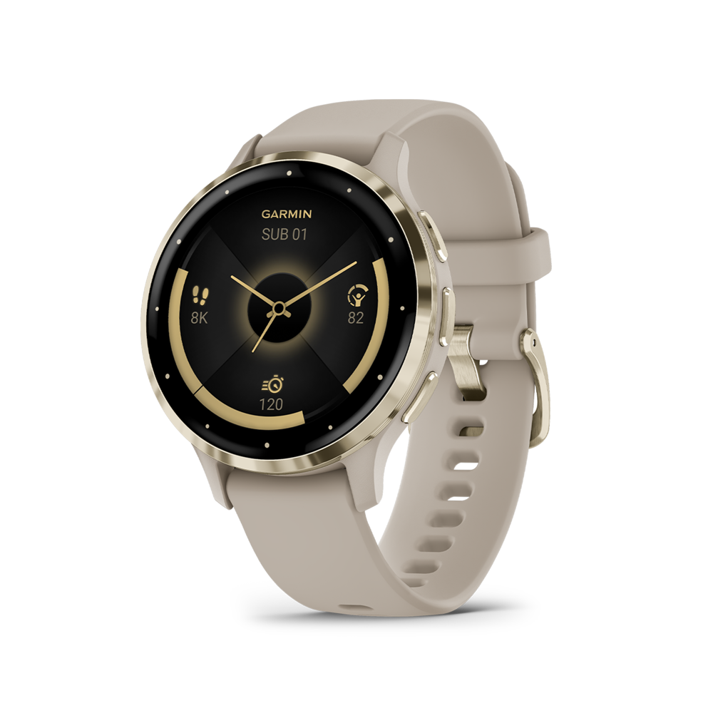 Venu 3S, Soft Gold/French Gray, Garmin Venu 3S, Soft Gold/French Gray, Garmin