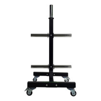 Upright bumper plate rack, Tunturi