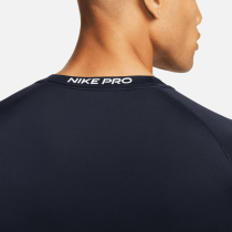 Nike Pro Dri-FIT Tight Fit LS Shirt, Obsidian/White, Nike