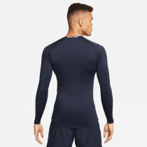 Nike Pro Dri-FIT Tight Fit LS Shirt, Obsidian/White, Nike