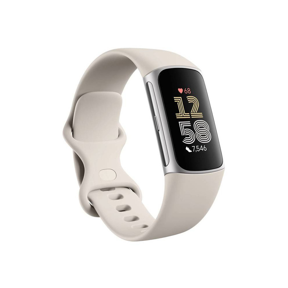 Fitbit Charge 6, Porcelain/Silver, Polleo Sport Fitbit Charge 6, Porcelain/Silver, Polleo Sport