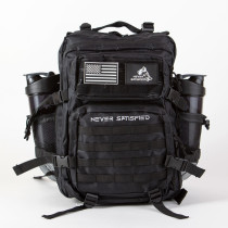 Tactical Backpack, Black, 25 l, Never Satisfied