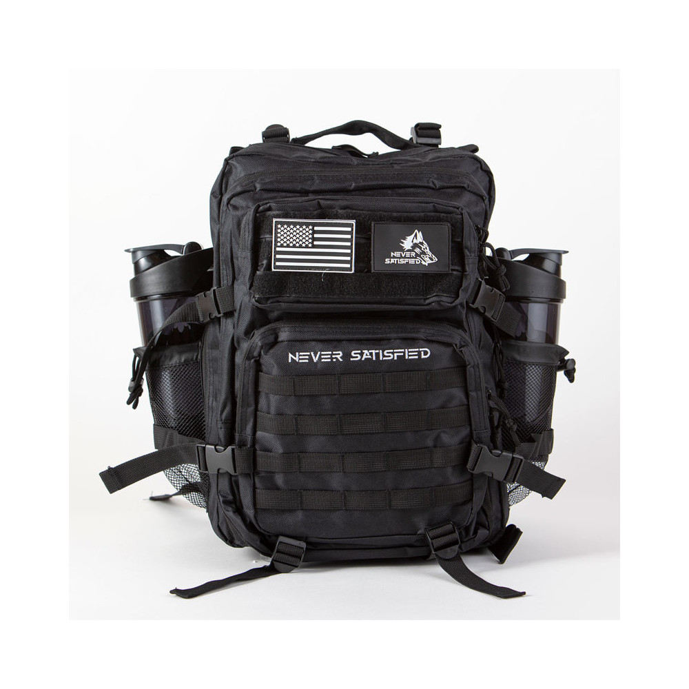 Tactical Backpack, Black, 25 l, Never Satisfied