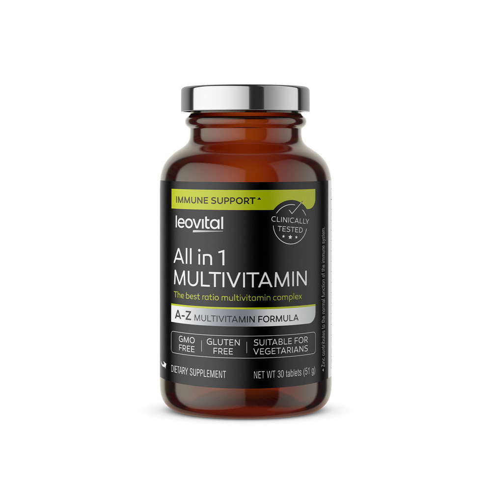 All in 1 Multivitamin 30 tabletten, Leovital All in 1 Multivitamin 30 tabletten, Leovital