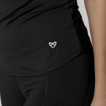 Force Compression Top, Black, zoe