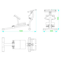 Stretch Bench F2G - Polleo Sport
