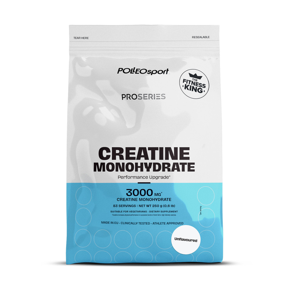 Proseries Creatine Monohydrate, Unflavoured, 250 g, Polleo Sport Proseries Creatine Monohydrate, Unflavoured, 250 g, Polleo Sport