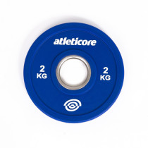 Olympische Mikro-Gewichtsscheibe, 2 kg, Atleticore