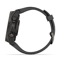 Fenix 8, 43 mm, AMOLED Sapphire, Carbon Gray DLC Titanium, Black/Gray