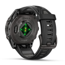 Fenix 8, 43 mm, AMOLED Sapphire, Carbon Gray DLC Titanium, Black/Gray