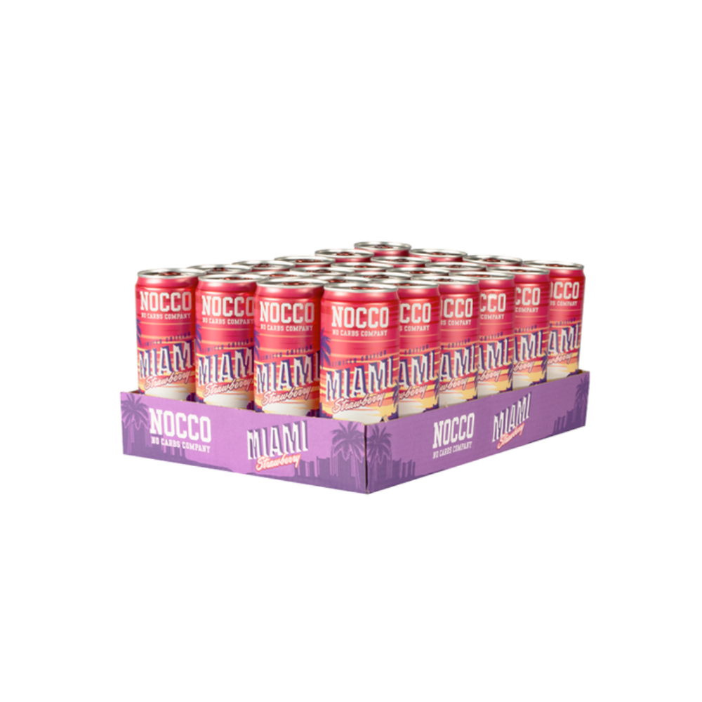 NOCCO BCAA Miami Strawberry, 330 ml, NOCCO NOCCO BCAA Miami Strawberry, 330 ml, NOCCO