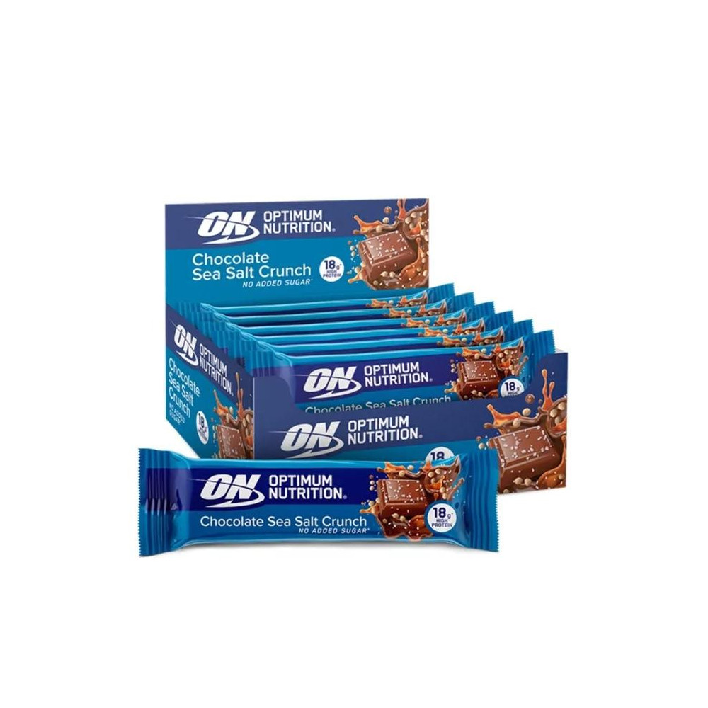 Chocolate Sea Salt Crunch Protein Bar, 55 g - Polleo Sport Chocolate Sea Salt Crunch Protein Bar, 55 g - Polleo Sport