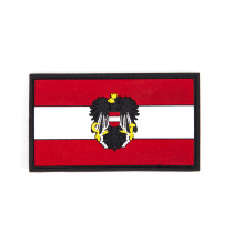 Patch mit Klettverschluss, österreichische Flagge - Polleo Sport