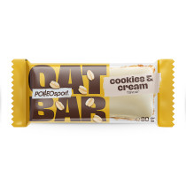 Polleo Sport Oat Bar, Cookies & Cream, 80 g