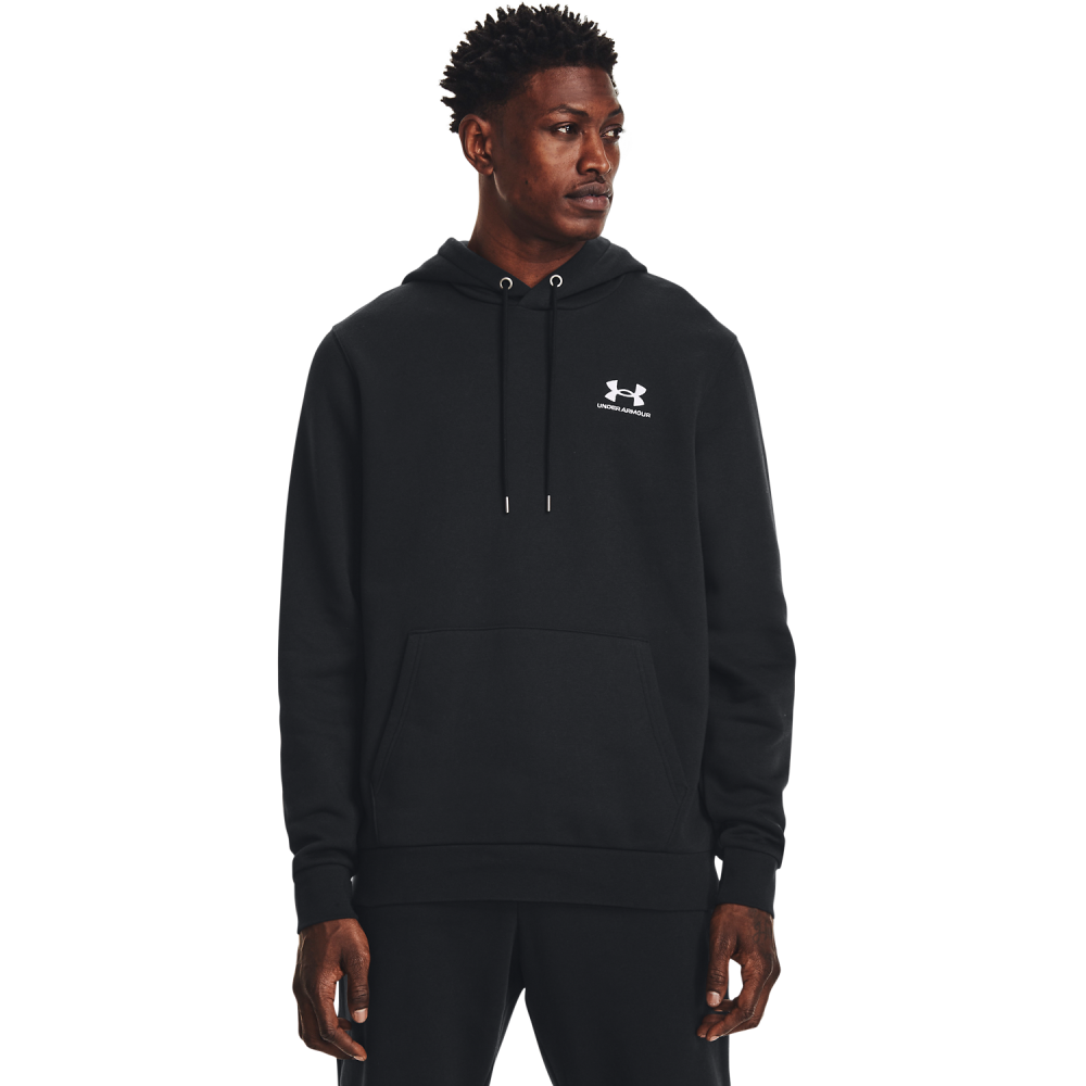 UA Hoodie Icon Fleece, Black/White