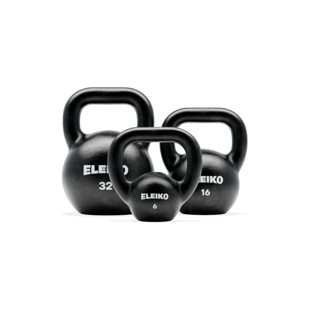 Eleiko Kettlebell, 12 kg, Black Eleiko Kettlebell, 12 kg, Black