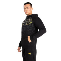 UFC Fusion by Venum Men's Replica Zip Hoodie, Black/Gold